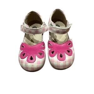 Livie and Luca x Matilda Jane petals mary jane pink gingham size 10
